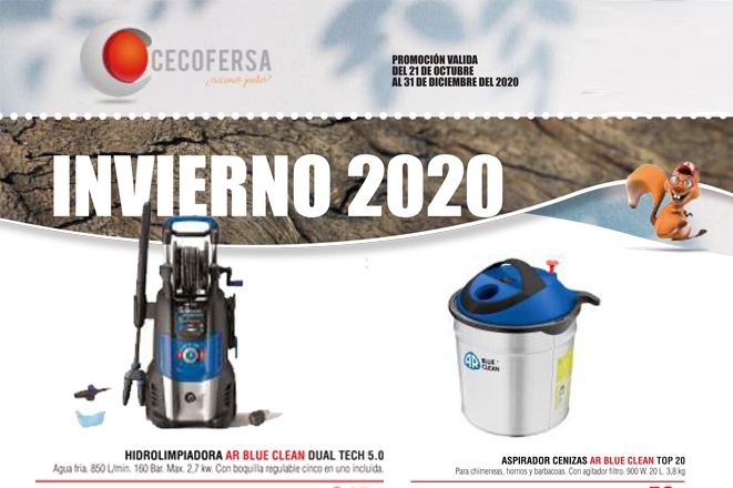Nuevo folleto CECOFERSA INVIERNO 2020 CON AR BLUE CLEAN 21