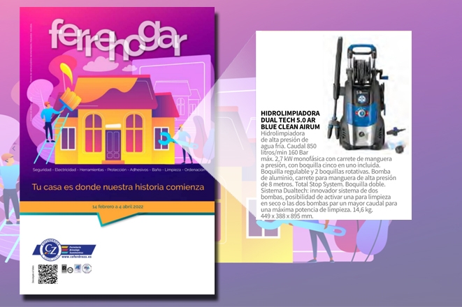 Nuevo folleto FERREHOGAR 2022 DE COFERDROZA CON HIDROLIMPIADORA ARbc 40