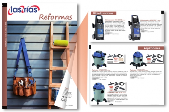 NUEVO FOLLETO REFORMAS LAS RIAS 2025 CON HIDROLIMPIADORAS Y ASPIRADORES AR BLUE CLEAN